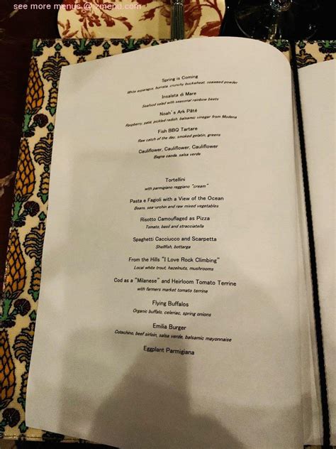 gucci restaurant beverly hills menu.